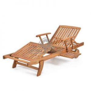 Hecht Leżak Ogrodowy Comfort Z Półką 193cm